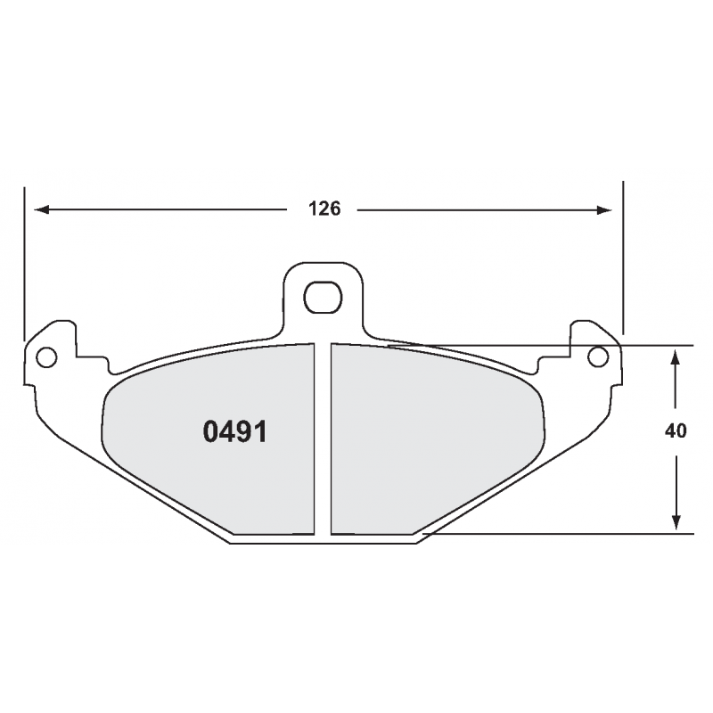 Endurance compound with less wear. Race brake pads - Dodge Viper
Lotus Elise / Exige
Opel / Vauxhall
rear pad